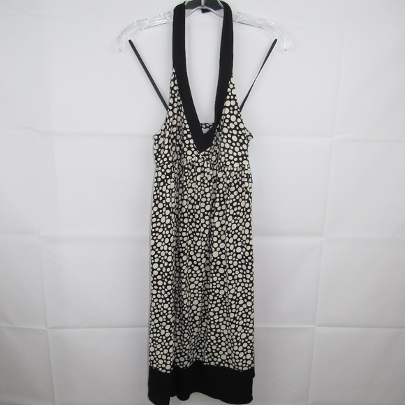 London Times Halter Dress Size 8 Polka Dot NEW - Picture 5 of 8